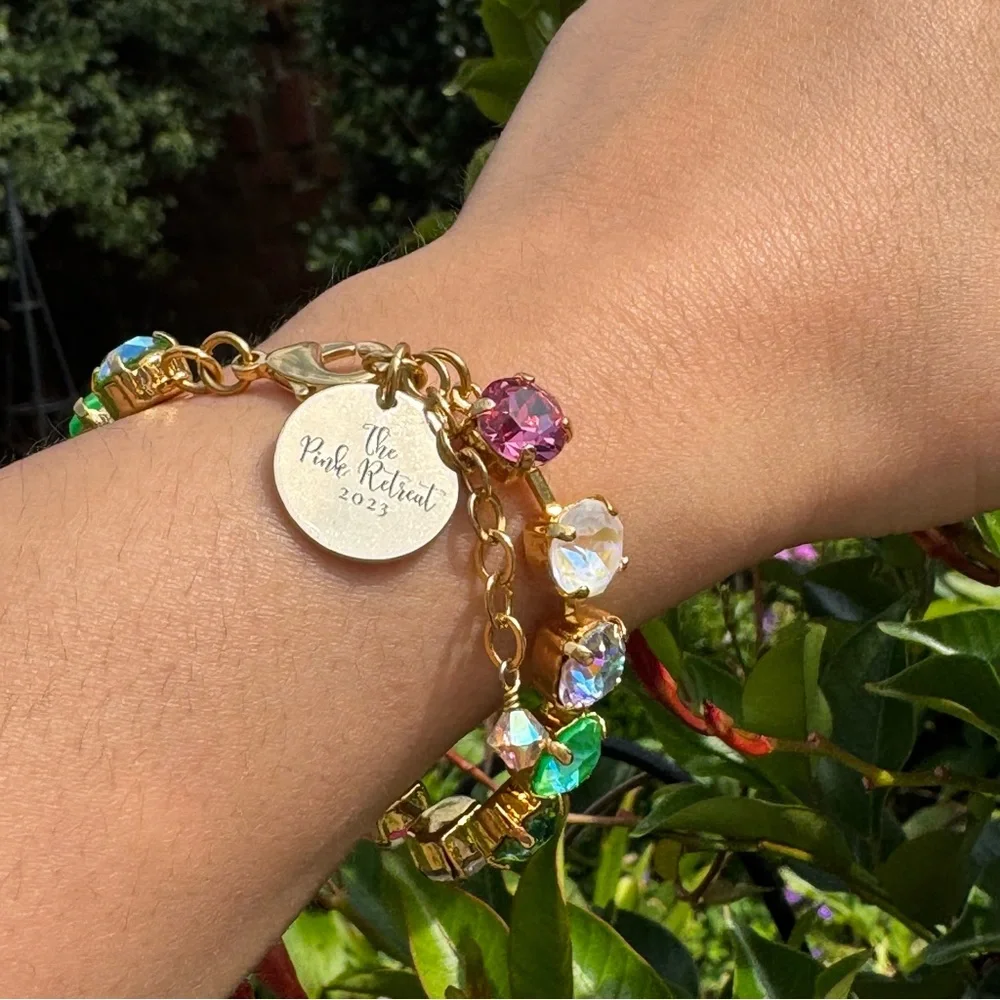 NEW Lilly Pulitzer Pink Retreat Bracelet The Sparkled Shell Exclusive